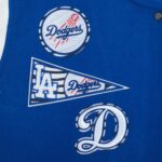 LA Dodgers Animal Print Varsity Jacket Patches 1