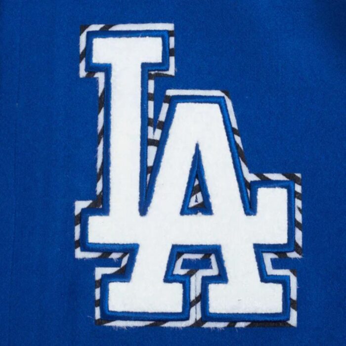 LA Dodgers Animal Print Varsity Jacket Patches 3
