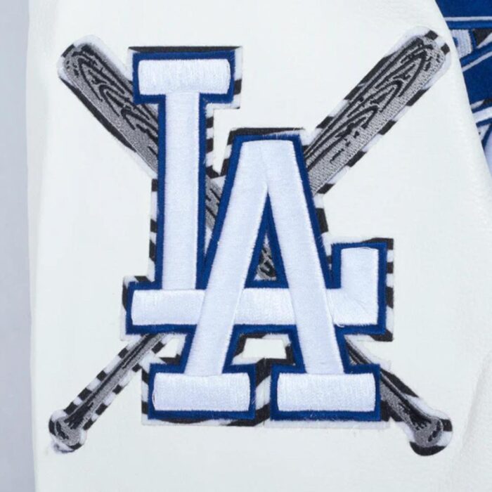 LA Dodgers Animal Print Varsity Jacket Patches 4