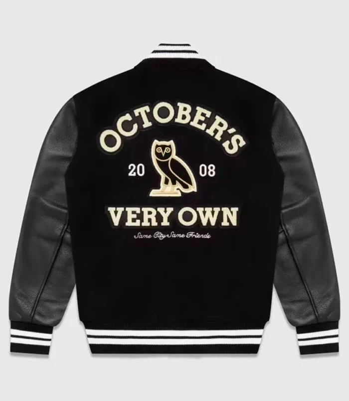 Mens OVO Collegiate Varsity Wool Jacket - Image 2