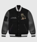 Mens OVO Collegiate Varsity Wool Jacket