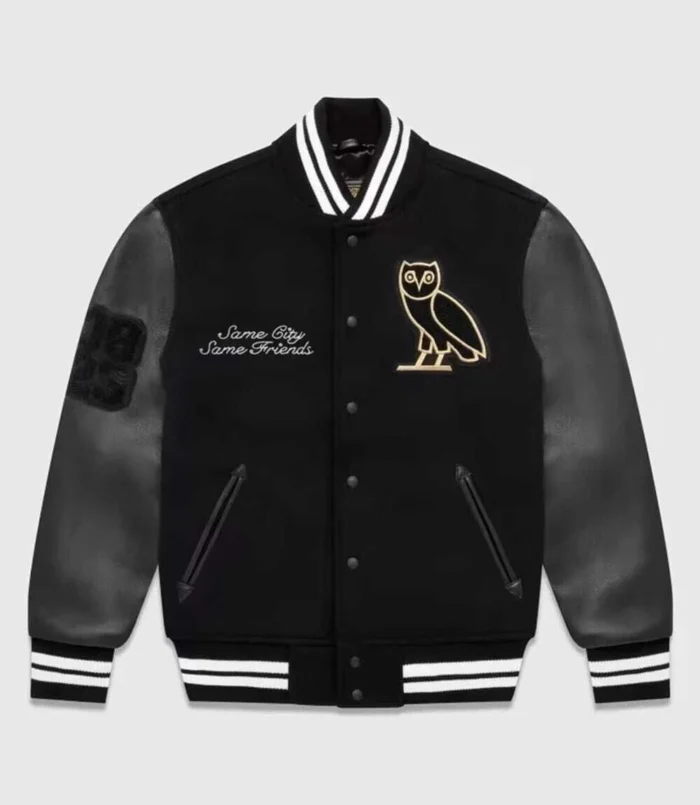 Mens OVO Collegiate Varsity Wool Jacket - Image 1