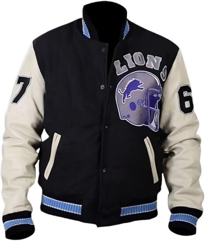 Detroit Beverly Hills Cop Varsity Jacket Mens - Image 1