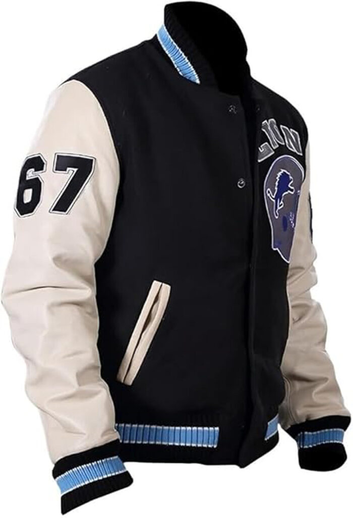 Detroit Beverly Hills Cop Varsity Jacket Mens - Image 2