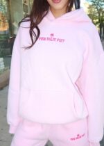 Classic Puff Hoodie In Blush