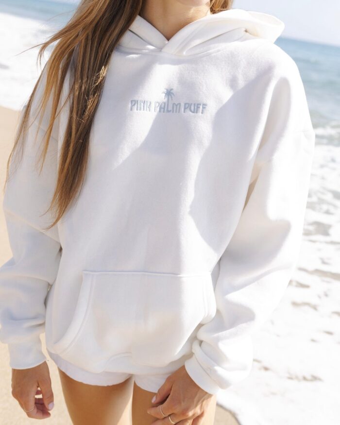 Classic Puff Hoodie In Ocean