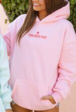 Classic Puff Hoodie In Pink