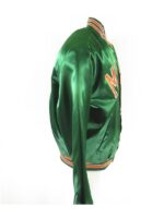 Green-Miami-Hurricanes-80s-Satin-Bomber-Jacket