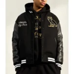 Mens OVO Collegiate Varsity Wool Jacket