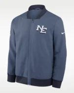 New England Patriots 2025 Rivalries Blue Bomber Jacket-Front