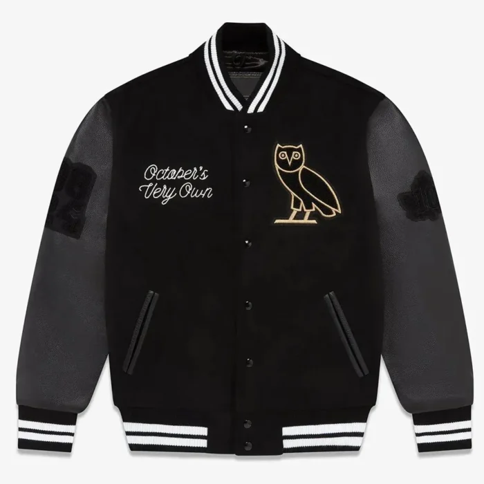 Mens OVO Collegiate Varsity Wool Jacket - Image 2