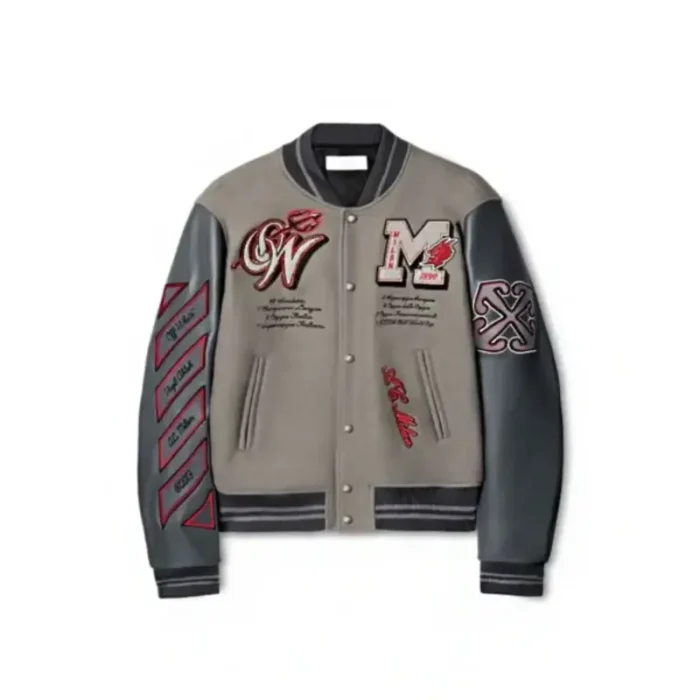 OffWhiteAcMilanGreyJacket OffWhiteAcMilanGreyJacket