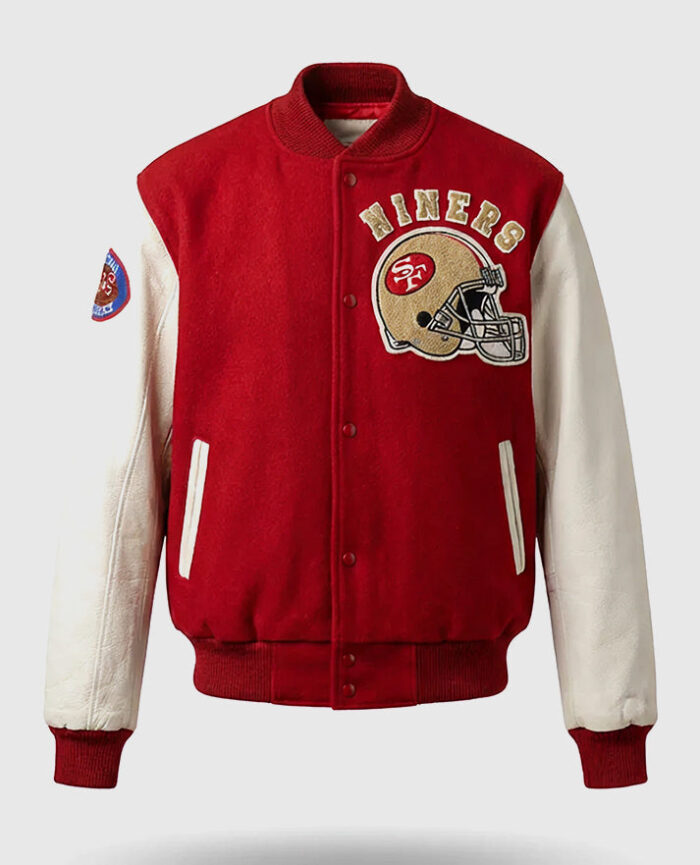 San Francisco 49ers Varsity Leather Jacket