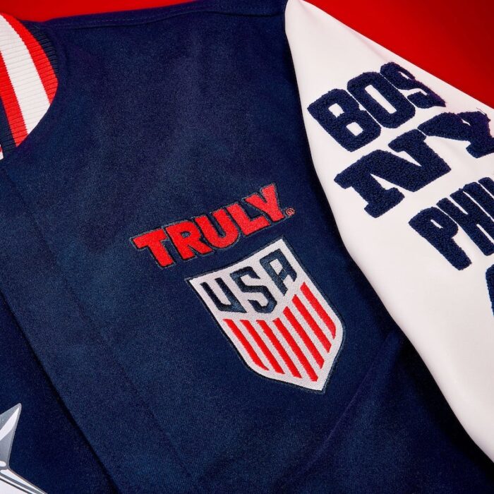Truly x Jeff Hamilton USA Soccer Jacket Front Patches