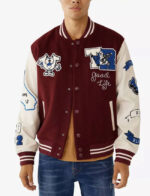 True Religion Spliced Varsity Jacket - Image 2