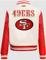 49ers Retro Classic San Francisco Varsity Jacket - Image 2