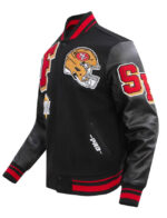 49ers San Francisco Wool Varsity Jacket - Image 2