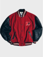 1992 MTV Varsity Red & Black Jacket