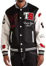 True Religion Playboy Bunny Varsity Jacket - Image 5