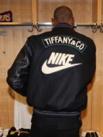Black-Tiffany-and-Co-X-Nike-Jacket-with-Leather-Sleeves