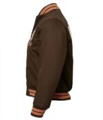 Cleveland-Browns-1950-Brown-Satin-Bomber-Jacket