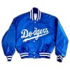 Dodgers-Sofia-Carson-Satin-Jacket