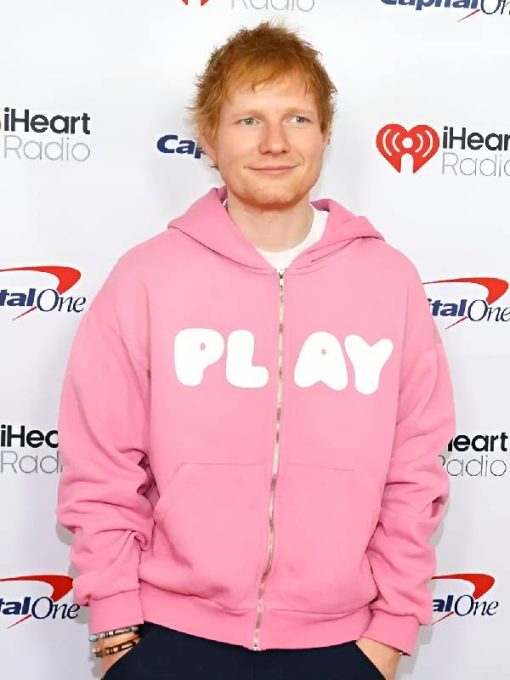 Ed-Sheeran-iHeartRadio-Z100s-Jingle-Ball-2025-Printed-Zip-Up-Hoodie-in-Pink