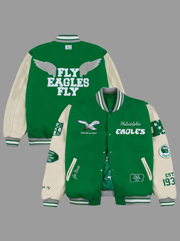 Golf-Wang-Philadelphia-Eagles-Letterman-Jacket