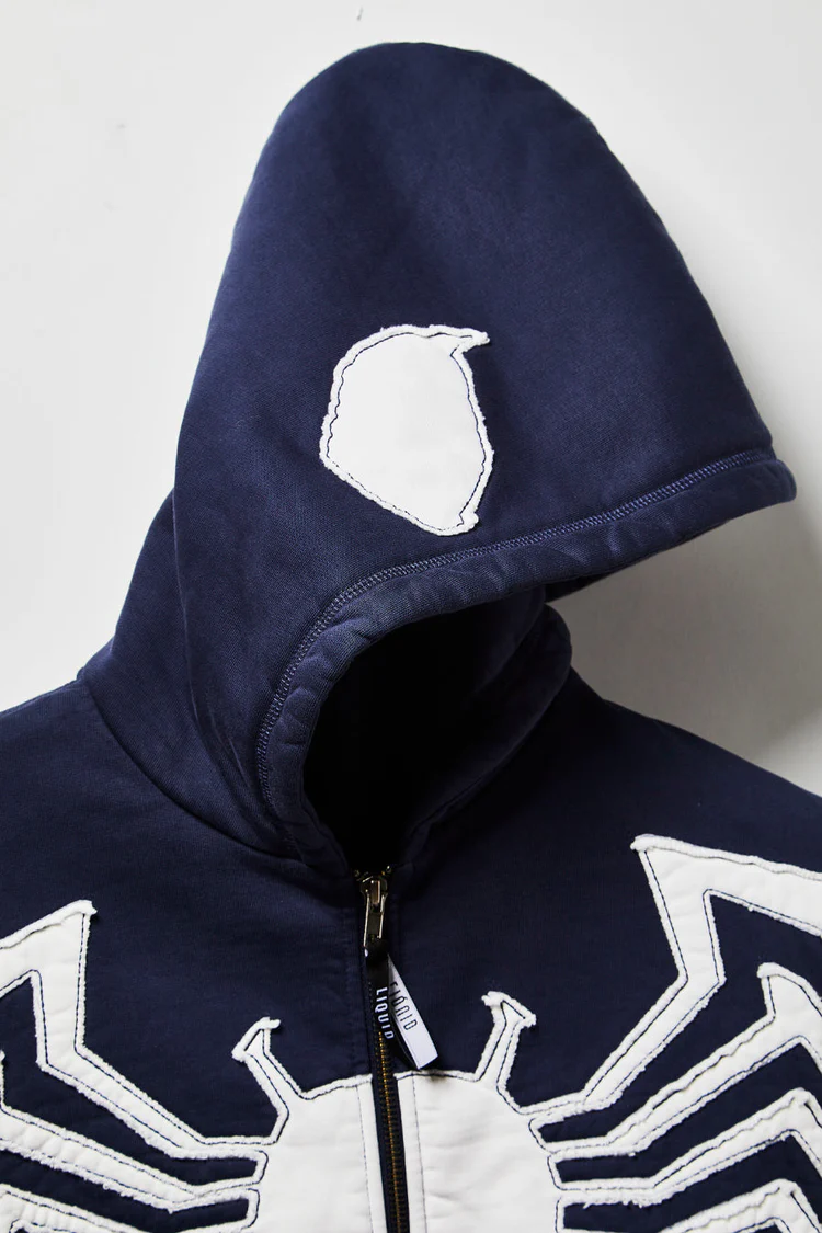 Marvel Symbiote Suit Spider Navy Hoodie