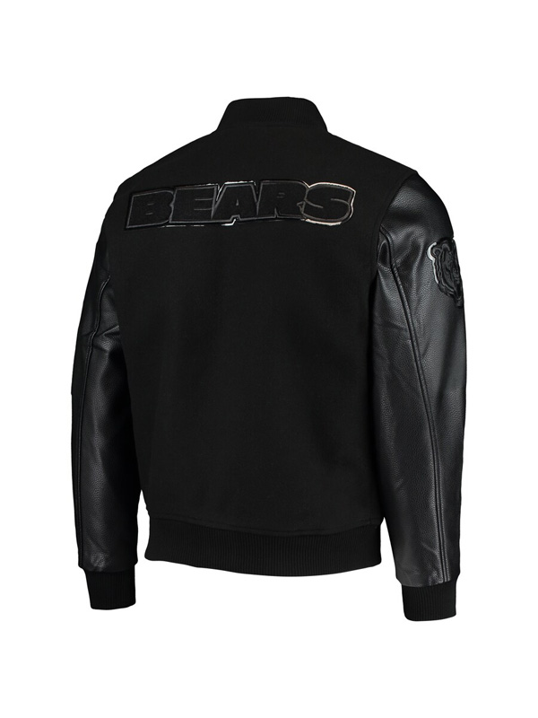 NFL-Chicago-Bears-Black-Varsity-Jacket