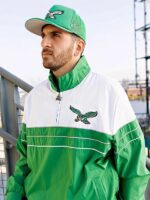 NFL-Philadelphia-Eagles-Kelly-Starter-Half-Zip-Jacket