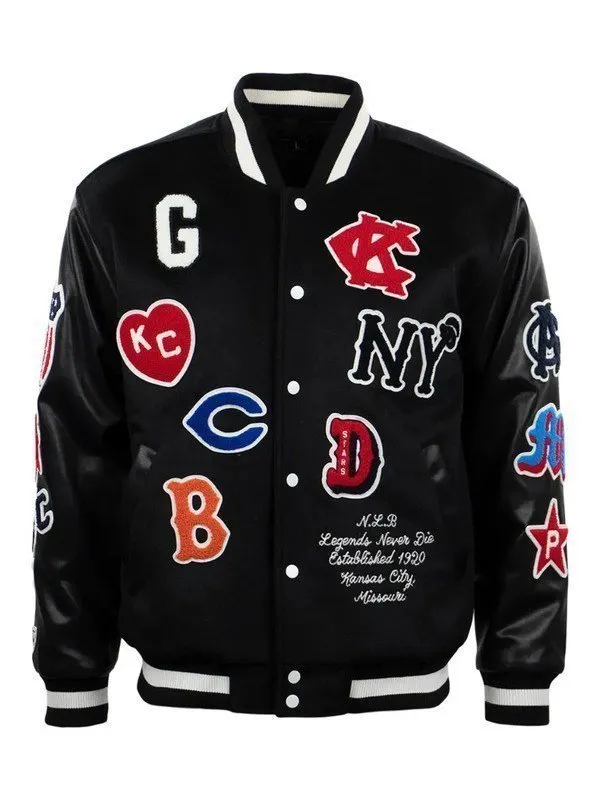 Negro-League-Baseball-Allover-Black-Varsity-Jacket