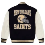 OVO x NFL New Orleans Saints Varsity Jacket Authentic October's Very Own size XL-