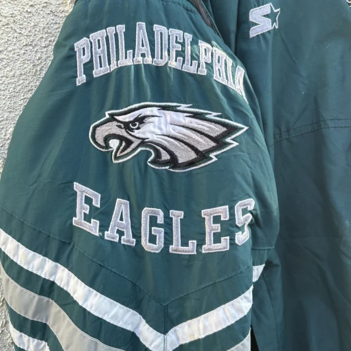 PHILADELPHIA EAGLES PRO LINE Starter VEST & JACKET SLEEVES REMOVABLE SZ LView Sold History