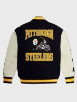 Pittsburgh Steelers OVO Varisty Jacket Back