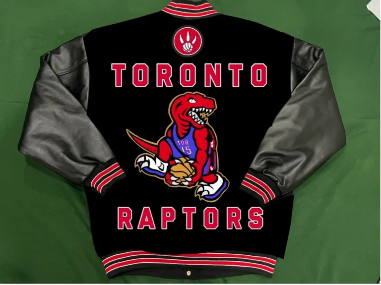 RARE Toronto Raptors Vince Carter 2025 NBA City Edition Varsity jacketView