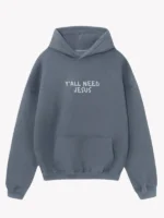 Smile-You-Made-Gods-Wake-Up-List-Grey-Pullover-Hoodie