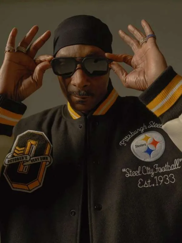 Snoop Dogg Pittsburgh Steelers OVO Varisty Jacket