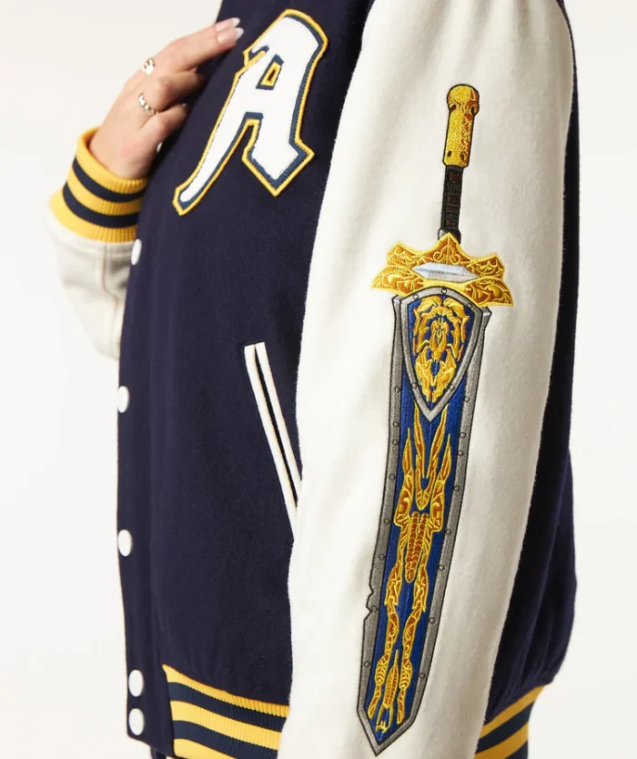 WORLD OF WARCRAFT ALLIANCE VARSITY JACKET