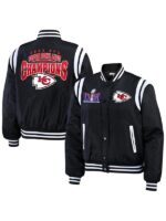 2024-Super-Bowl-58-Kansas-City-Chiefs-Champions-Black-Bomber-Jacket