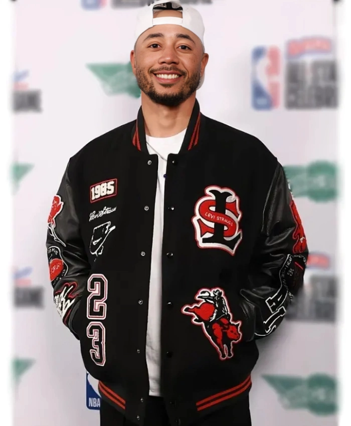All-Star-Celebrity-Game-2026-Mookie-Betts-Black-Varsity-Jacket