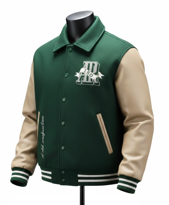 Buy-Audemars-Piguet-150th-Anniversary-Green-Varsity-Jacket-For-Men-and-Women