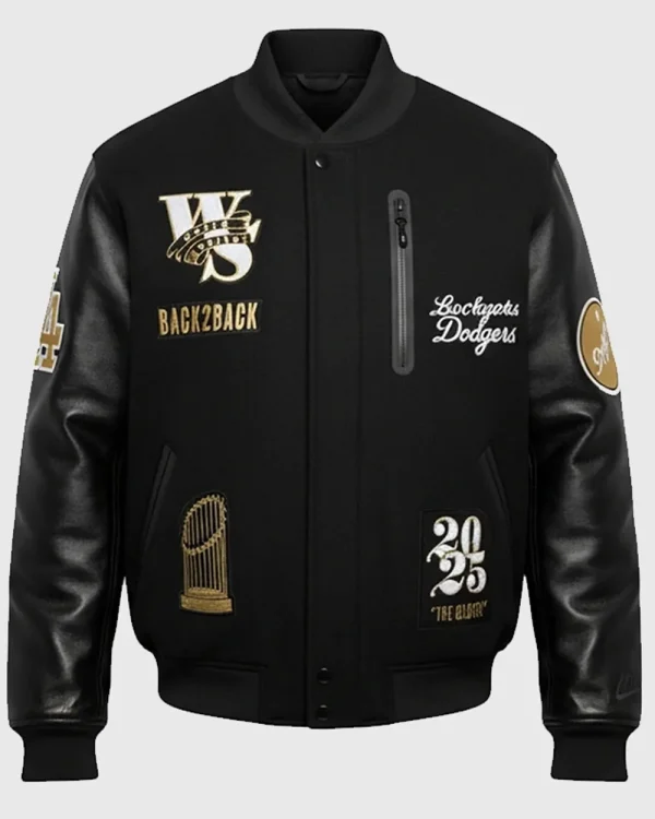 Dodgers-World-Series-2025-Back-To-Back-Varsity-Jacket