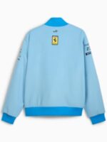 Ferrari-Reprises-Azzurro-Blue-For-Miami-Grand-Prix-Varsity-Jacket