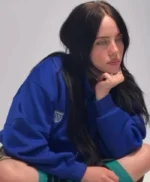 Fragrance-Line-Billie-Eilish-Classic-Drop-Shoulder-Athletic-Blue-Zip-Up-Jacket
