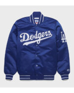 Homage-LA-Dodgers-Starter-Blue-Satin-Jacket