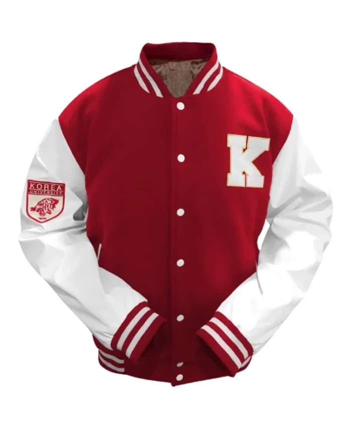 Korea-University-Varsity-Jacket-Shoot-Front