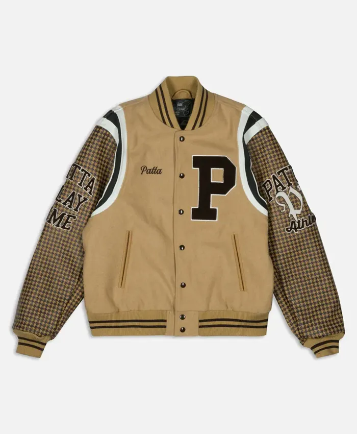 Patta-Athletic-Houndstooth-Varsity-Jacket