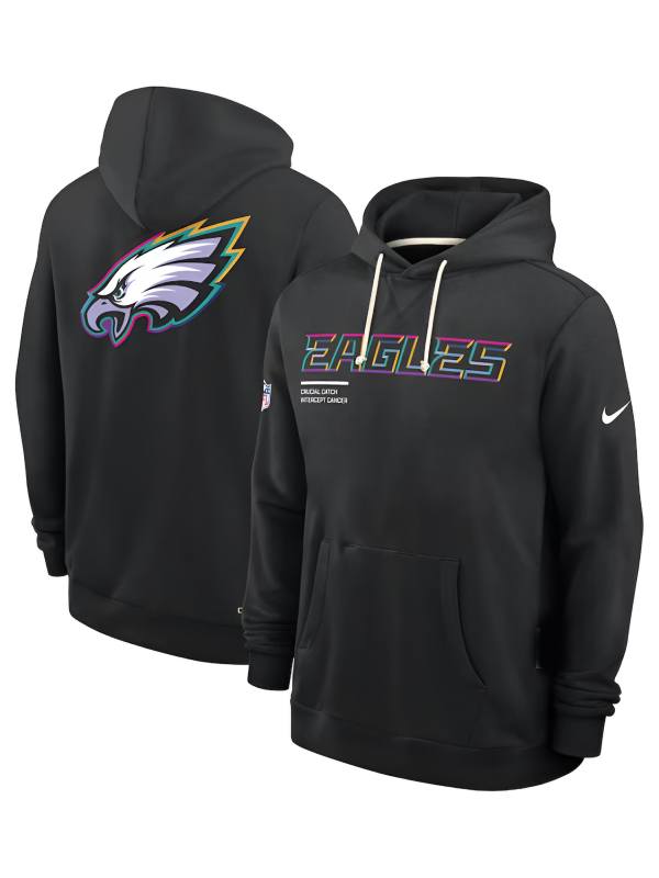 Recreation-–-Philadelphia-Eagles-2025-Black-Crucial-Catch-Sideline-Standard-Issue-Dri-FIT-Hoodie