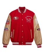 Sixty-Years-Of-Super-Bowl-2026-Super-Bowl-XXIII-49ers-vs.-Bengals-Champions-Unisex-Red-Bomber-Varsity-Jacket